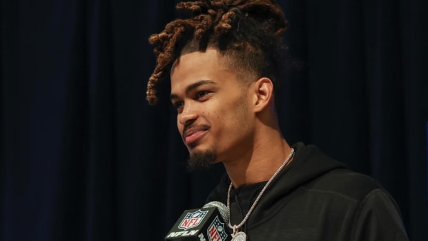 Xavier Weaver at NFL Draft Combine